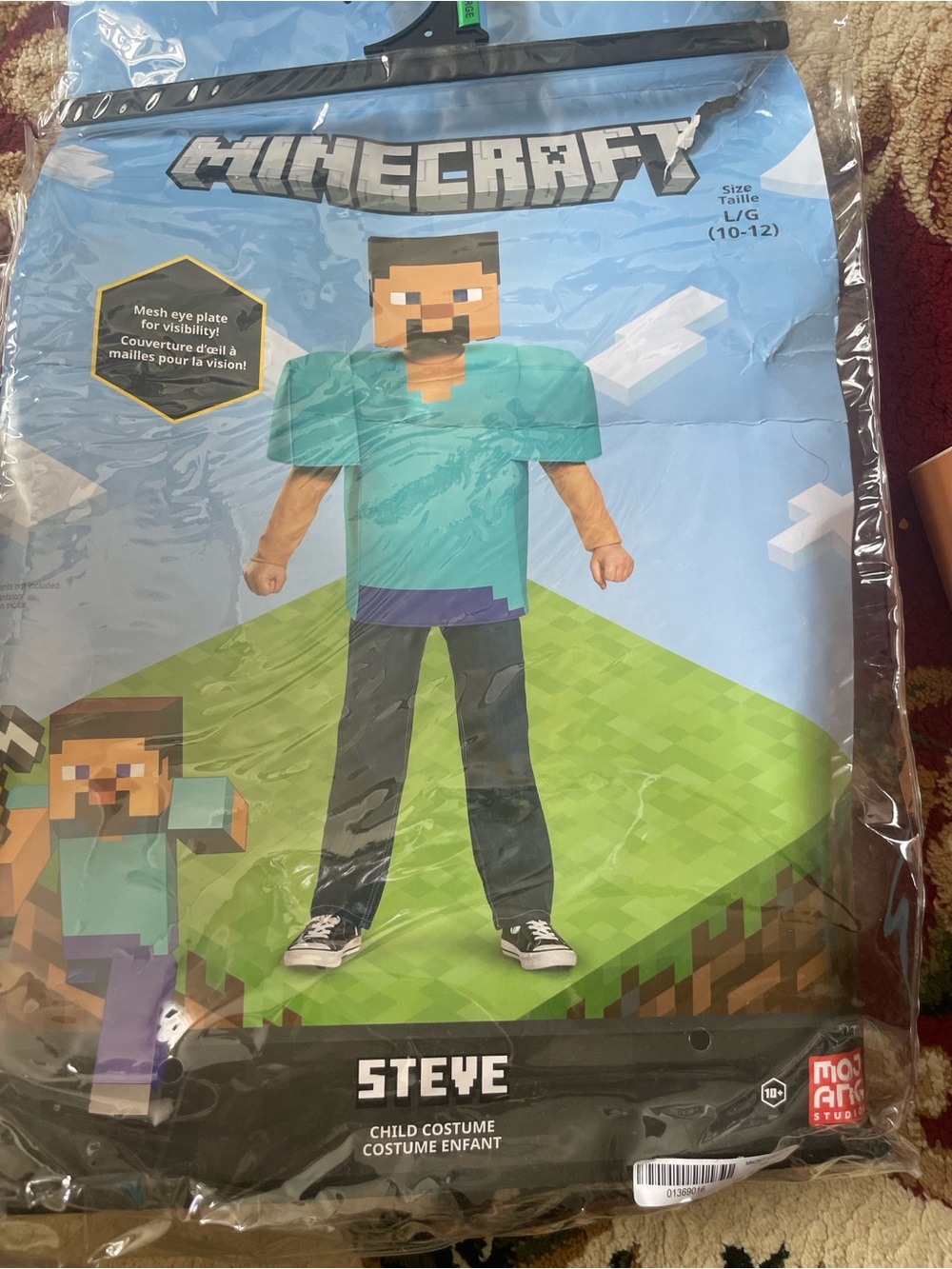 Source Unknown Minecraft Steve Costume - Teal and Black